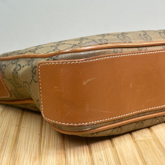 GUCCI GG Supreme Authentic Vintage 80s Collectible Crossbody Bag, Made in Italy - Picture 12 of 16